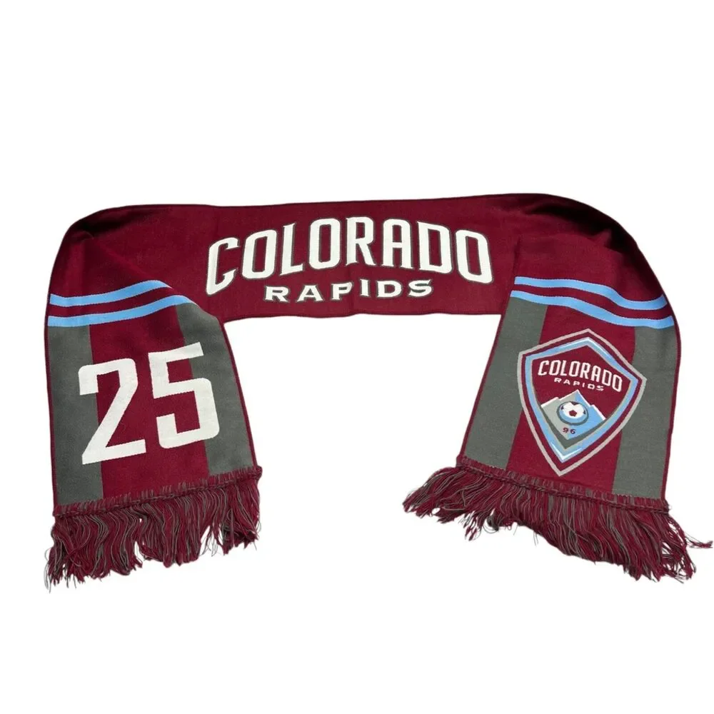 Ruffneck Colorado Rapids vs Orlando City 25th Anniversary Scarf Red Soccer MLS